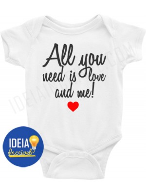 Body Infantil All you need is love and me